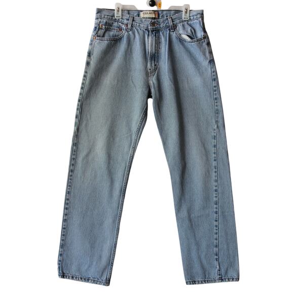 LEVIS 505 Jeans Regular Fit Faded Blue Denim, Mens 36x34 VINTAGE - Picture 1 of 7